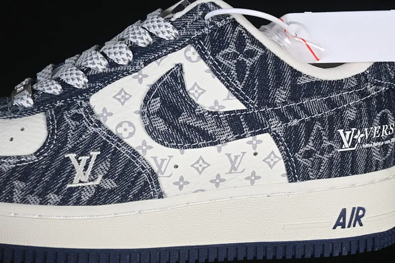 All categories Nk Air Force 1 Air Force series Nk Air Force 1 Low Air Force low-top Nike Air Force 1'07 Low LV joint white and blue Air Force 1 low-top casual sneakers YF9511-812